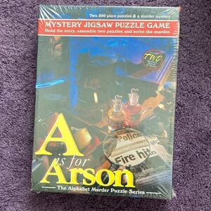 A is for Arson Mystery Jigsaw Puzzle Game